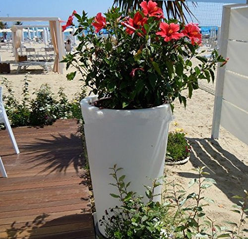 GOWE Pot de fleurs d'extérieur étanche H93 cm 16 couleurs illuminé X-POT LIGHT Plancher de fleurs Boughpot lumière LED, LED Tango Flowerpot
