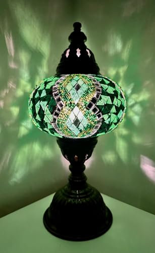 Samarkand - Lights Mosaiklampe Mosaik - Tischlampe L Stehlampe orientalische lampe Grün