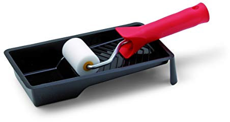 Schuller Eh'klar SET MINI Bac Rouleau Mousse 50mm Multicolore Foam 10 pièces Lackroller 50 mm Câble renforcé en haut (55 kg/m3) Garnissage très fin en pointe
