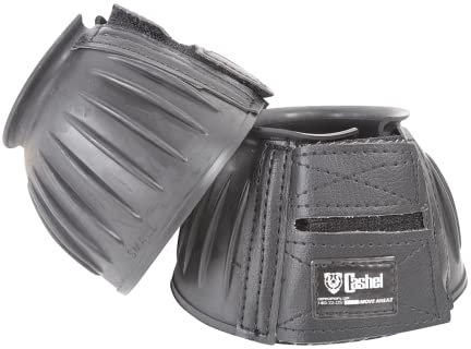 Cashel Hufglocken aus Gummi, Größe S, Schwarz