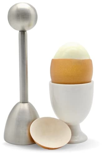 ICO Coupe Oeuf en Acier Inoxydable et Coupe Oeuf à la Coque, Toque Oeuf