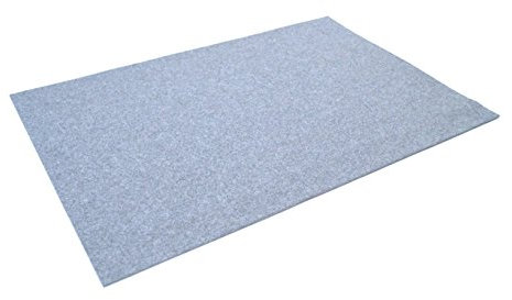 Schreibtischunterlage XXL Grau Schreibunterlage 60x90 Filz Spitze Ecken Schreibtisch Tisch Rob&Raf