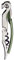 Long-Lever Cavatappi AIS-PRO Colore Verde - CAVATAPPI Ufficiale Associazione Italiana Sommelier - by