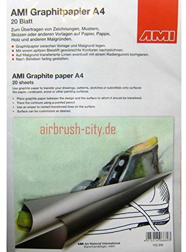 AMI Graphitpapier 20Blatt A4 schwarz 152306