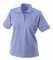 James & Nicholson Damenpolo Classic - Piqué-Poloshirt mit gestrickten Bündchen | Farbe: Lilac | Grösse: L