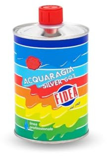 Fidea Acquaragia Silver 603 Solvente Professionale per Vernici Oleosintetiche e Smalti Sintetici Pregiati, Acquaragia Inodore Ideale per Diluizione e Pulizia (500 ml)