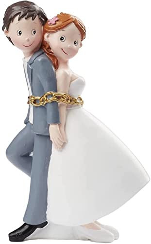Hochzeitspaar in Ketten ca. 15 cm