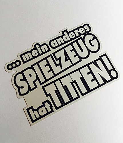 Mein anderes Spielzeug hat Titten JDM DUB OEM Oldschool Auto Aufkleber Tuning