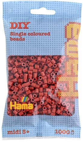 DAN Import HAMA 207-20 - Cuentas de Maroon, 1000