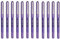 uni-ball UB-157D Eye Designer, feine Tintenroller, violette Uni Super-Tinte, 0,7-mm-Spitze, 12er-Packung