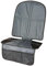 Walser XL Kindersitzunterlage Auto Isofix kompatibel, 100% wasserabweisend, Rutschfester Autositzschoner Kindersitz, Unterlage Kindersitz Auto Universalgröße, Sitzschoner Auto Kindersitz grau/schwarz