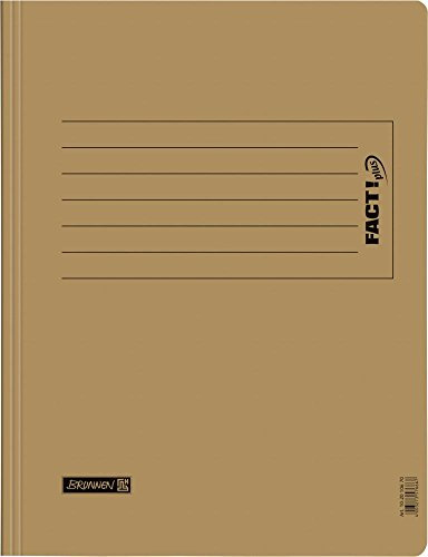 Brunnen Schnellhefter, aus Pappe, 13 Farben, extra stark, 375 g/m² Pacco da 10 braun