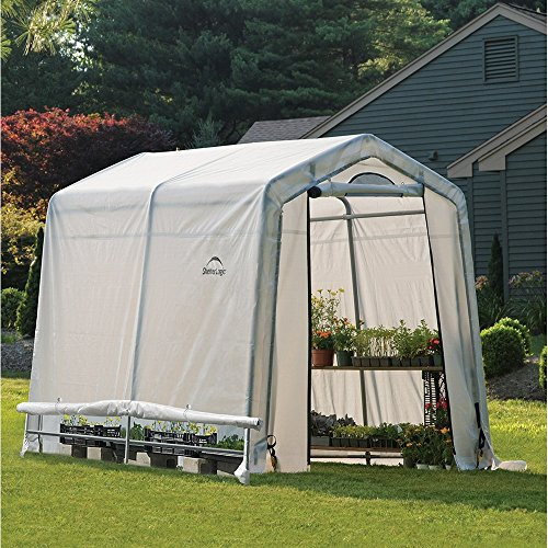 Rowlinson Shelterlogic 6x8 Peak Style Greenhouse