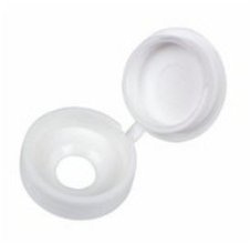 Screw Cups And Covers Nos 6 And 8 White (40 Pcs)