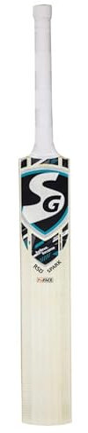 SG RSD Spark Cricket Bat For Mens and Boys ( Beige, 6) | Kashmir Willow | Lightweight | Free Cover | Ready to play | For Intermediate Player | Ideal For Leather Ball