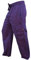 Shopoholic Fashion, pantaloni da uomo in cotone leggero con tasca laterale, stile hippy bohemien Purple XXX-Large
