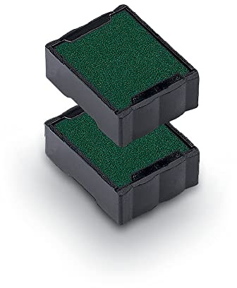 Trodat Replacement Ink Pads 6/4921 - Pack of 2 - Green Ink - For The Printy 4921 | No fading, non-fading, print dries quickly, smudge-proof, indelible