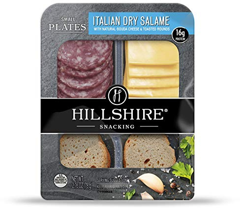 Hillshire Snacking Small Plates, Italian Dry Salami and Gouda Cheese, Single Serve