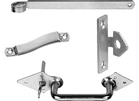 Pollmann®Baubeschläge Stalltürklinken-Satz Zum Aufschrauben, Hebel 250 mm