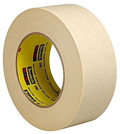 3M 202 Kreppklebeband, 72 mm x 50 m, Beige (1-er Pack)