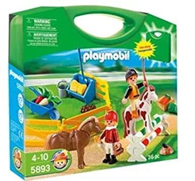 Playmobil 5893 - Carrying Case Pony Farm, Aktionsfiguren-Zubehör
