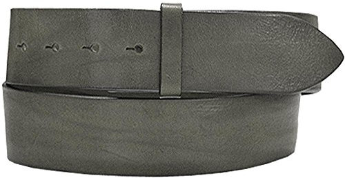 Post & Co Gurtelband graues Sattelleder mit Drueckern G271021D 95 cm