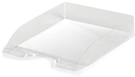 Durable 1701672400 Vaschetta Portacorrispondenza, Confezione da 6 Pezzi, Trasparente