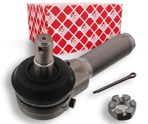 febi bilstein 42777 Spurstangenendstück mit Kronenmutter und Splint, 1 Stück