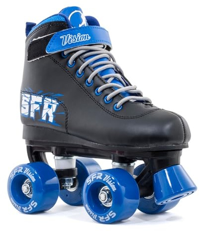 SFR Vision II Quad Skates, Schwarz / Blau - 37