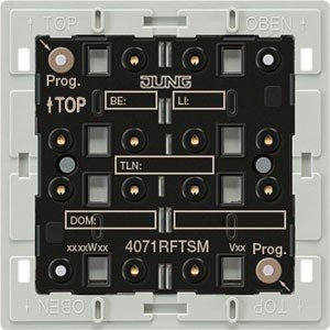 Jung KNX Funk-Tastsensor-Modul 4071 RF TSM Adapterrahmen 1-Fach Bussystem-Tastsensor 4011377127579