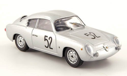 Abarth 750 Zagato, No.52, Mille Miglia, 1957, Modellauto, Fertigmodell, MCW-SC31 1:43