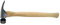 Vaughan 103-00 California Klauenhammer/Latthammer, gefräste Schlagfläche/Bahn, Holzstiel, 652°g