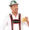 NET TOYS Tiroler Hut grün Faschingsmütze Karnevalshut Trachtenhut Tirolerhut Oktoberfest Alpenhut Tirol Fasching