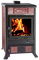 LA NORDICA Stufa a Legna Rossella R1 Rivestimento in Maiolica Potenza Termica Nominale 8 kW 229 m3 riscaldabili Colore Bordeaux