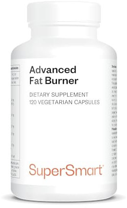 Supersmart - Advanced Fat Burner- Abnehmen - Tabletten zum Abnehmen - reguliert den Blutzuckerspiegel | Nicht GVO & Glutenfrei - 120 vegetarische Kapseln