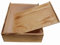 Schwarzwald Metzgerei - Weinkiste mit Schiebedeckel - Geschenkbox - Holzkiste aus Holz mit individuell beflammter Oberfläche für 3 Flaschen - 360 x 272 x 100 mm (Ohne Holzwolle)
