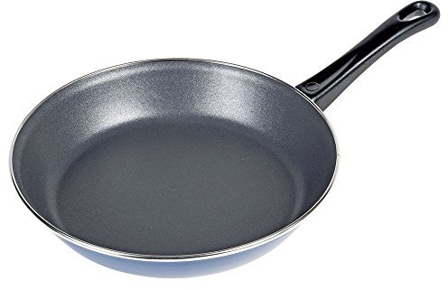 Karl Krüger Pfanne, Emaille, Blau, 16 cm