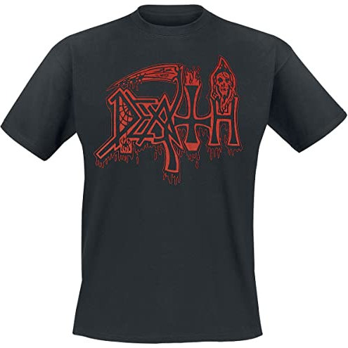 Death Life Will Never Last Herren-T-Shirt, kurzärmlig, Schwarz, Regular/Normale Passform, Schwarz, L
