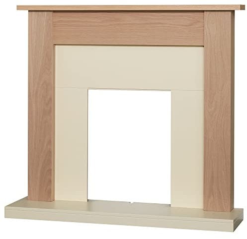 Adam Southwold Fireplace in Oak& Cream, 43 inch