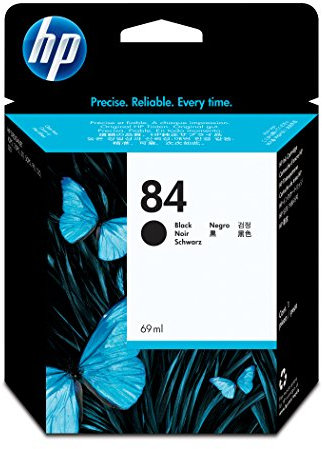 HP Tintenpatrone DesignJet 84 schwarz-69 ml – Tintenpatrone C5016 A, Schwarz, für HP Drucker (HP Designjet 10PS (C7790 A) HP Designjet 20PS (c7790b) HP Designjet 50PS (c7790 C) HP Designjet 30..., 69 ml, 119 g)