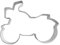 Formina Edelstahl Motorrad 8cm Cookie Cutter, 1 Stück