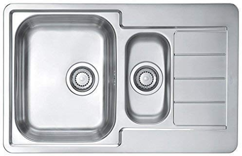 Alveus Einbauspüle Line 70 Camping Küchenspüle 790 x 500 mm Spülbecken – Leinenstruktur *1085942