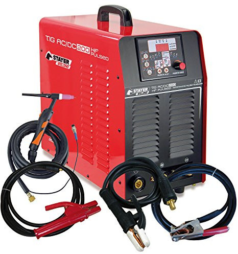 Welding Stayer-Tig Ac/Dc 200 Hf Pulsed Inverter Cavo 200 (40%) A 0,5-2,4 mm Kva6 27 Kg
