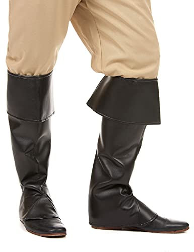 DEGUISE TOI Schwarze Überstiefel für Erwachsene - Schwarz