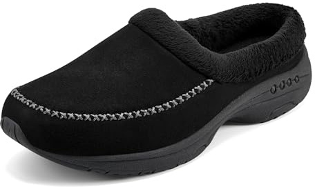 Easy Spirit Traveltime Women's Slip On, 8.5 B(M) US, Black-Patent