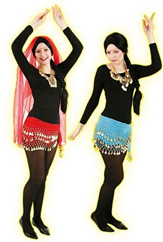 Faschingszubehör Hüftschmuck türkis