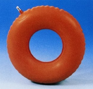 Dr. JUNGHANS Sitzring aus Gummi, aufblasbar, Anti-Dekubitus-Sitzkissen