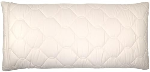 GIRAFFENLAND Bio Hirsekissen 40x80cm Komfort-extra Bio-Steppware + Bio Füllung, direkt befüllt