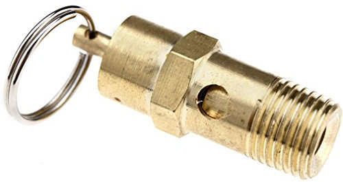 Micro Trader 145PSI 10BAR 1/4-Inch Brass Safety Valve Air Compressor Switch