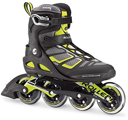 Rollerblade Herren MACROBLADE 90 Inliner, Schwarz/Lime, EU 42.0 (270)